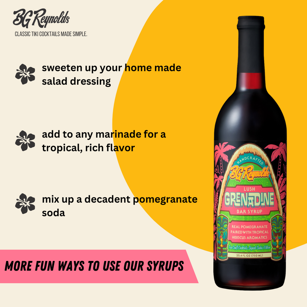 Lush Grenadine Cocktail Syrup | BG Reynolds – BG Reynolds Syrups Lush Grenadine Cocktail Syrup | BG Reynolds – BG Reynolds Syrups